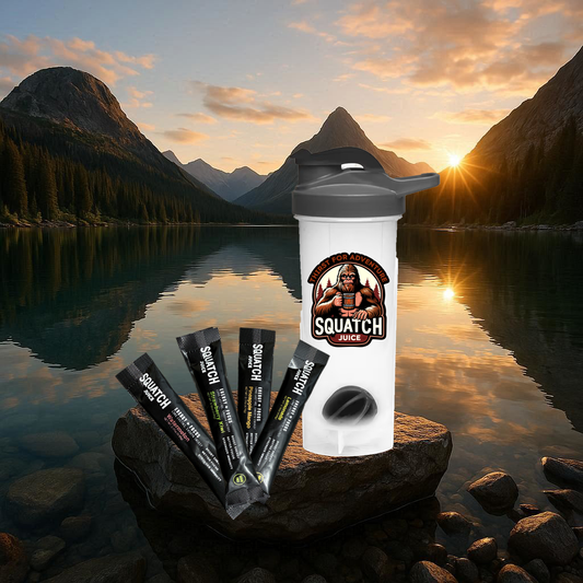 Squatch Juice Energy Sampler with Shaker