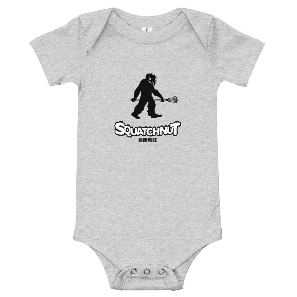 Baby Lacrosse Squatchnut short sleeve one piece