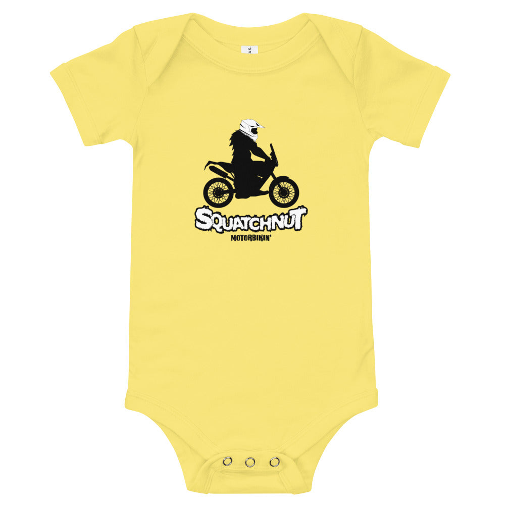 Baby Biker Squatchnut short sleeve one piece