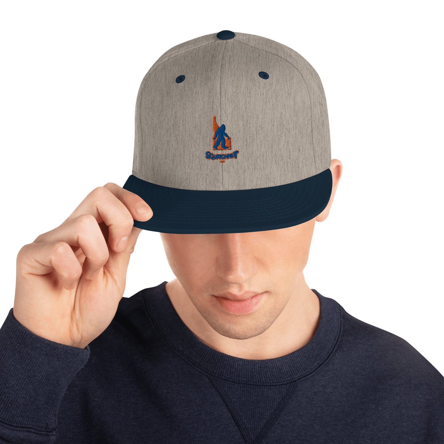 Squatchnut Boise State Snapback Hat