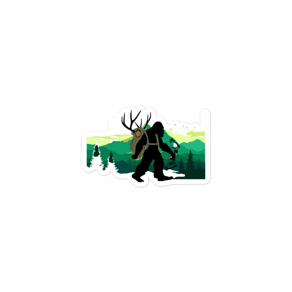 Green Mountain Squatchnut Bubble-free stickers