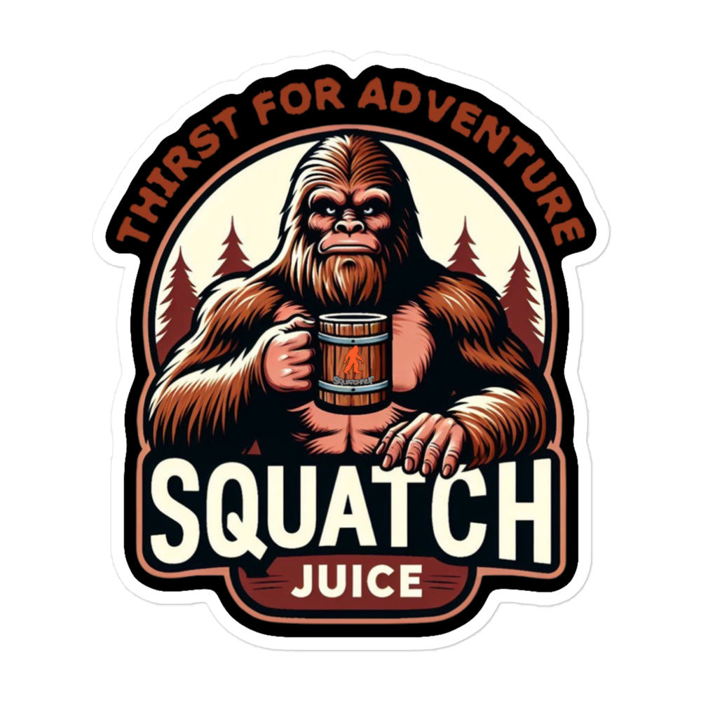 Squatch juice Bubble-free stickers