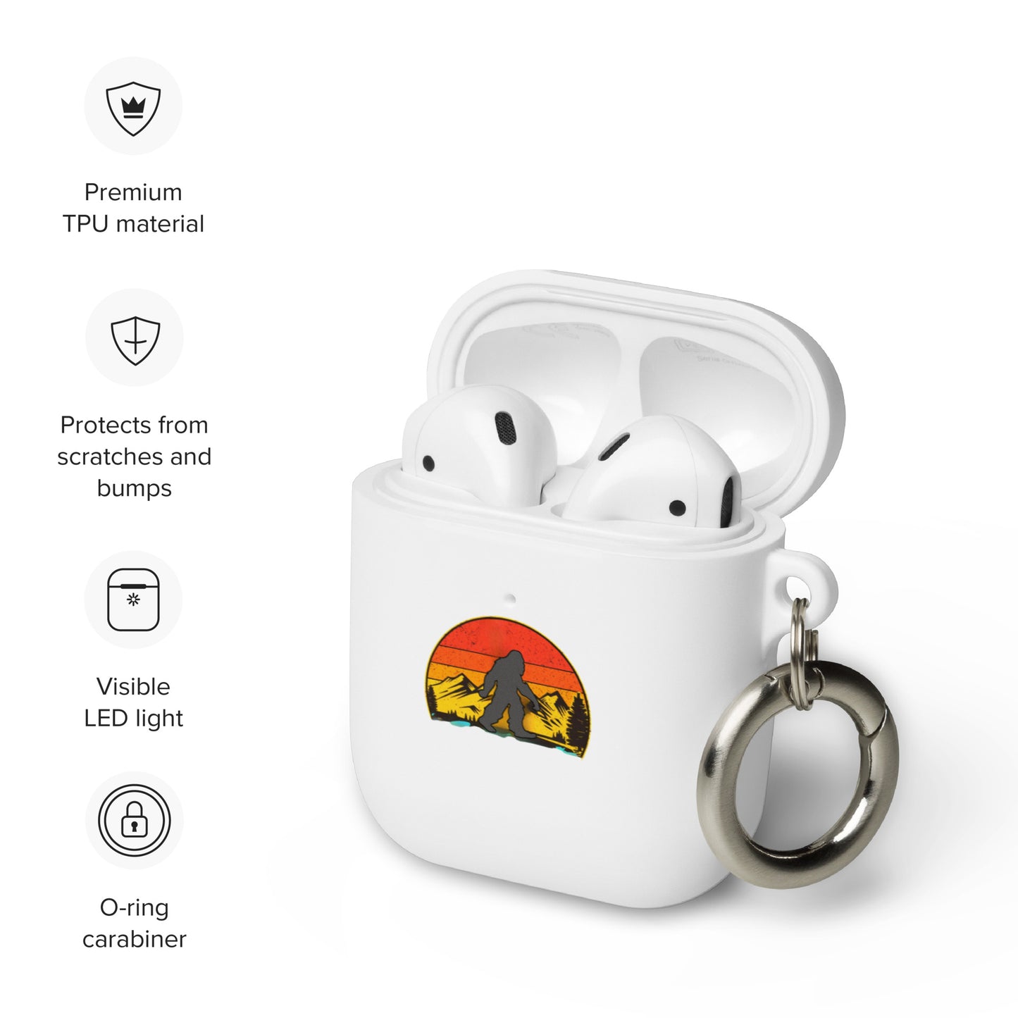 Roaming Squatchnut Rubber Case for AirPods®