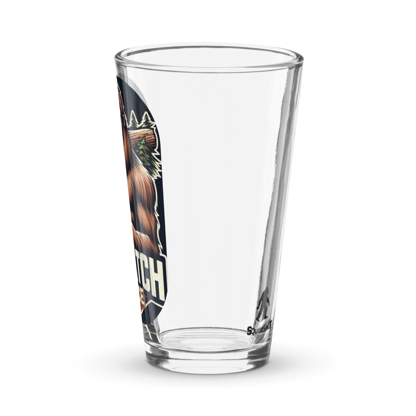 Squatch Juice Timber Shaker pint glass