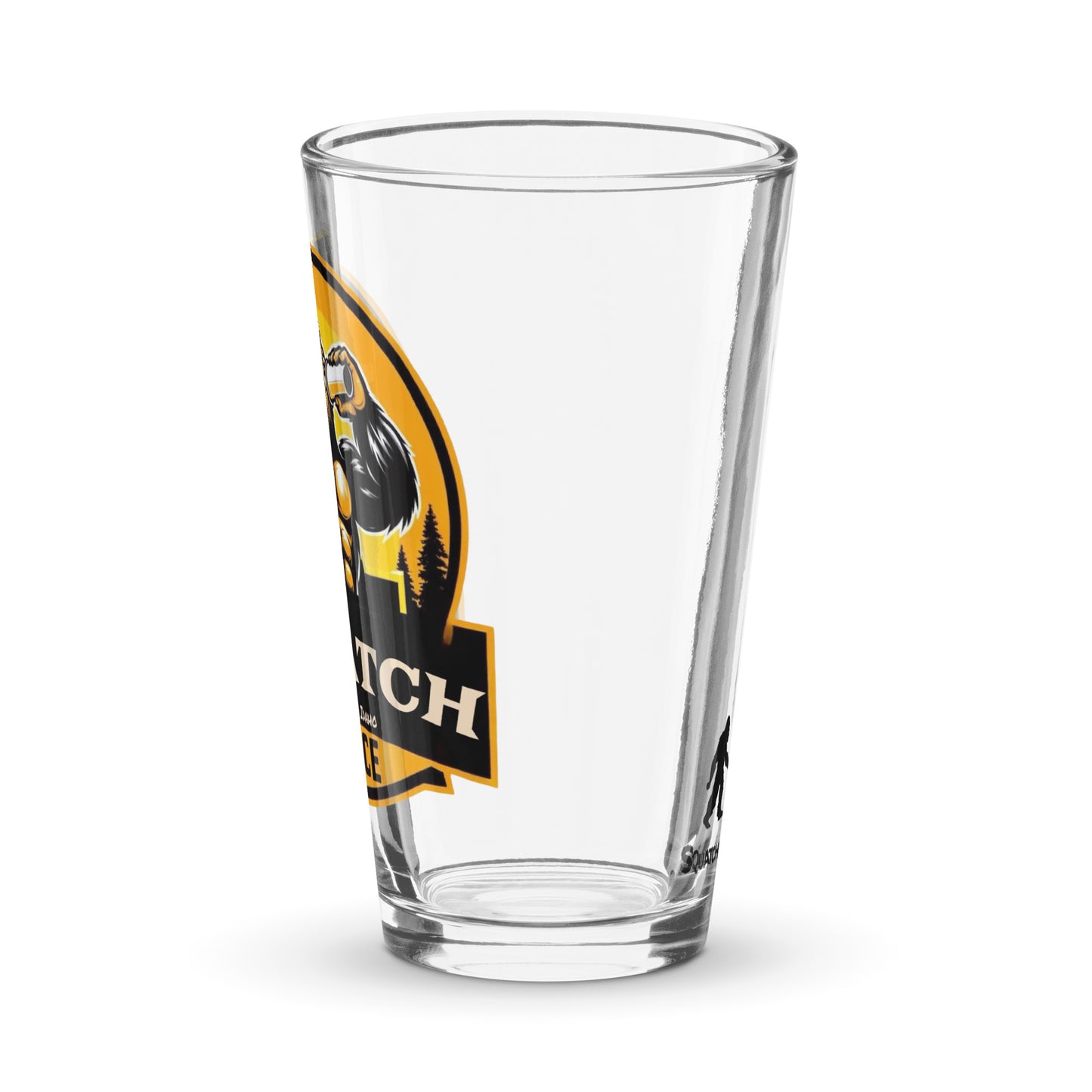 Squatch Juice Idaho Shaker pint glass