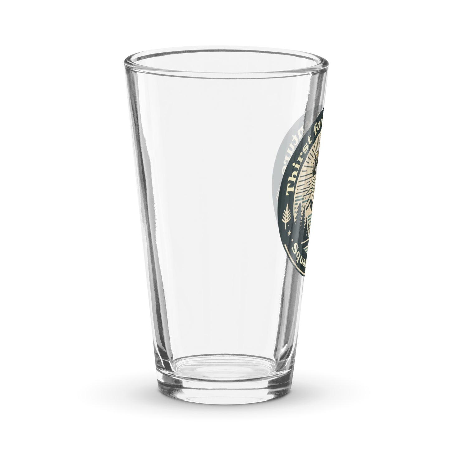 Thirst for Adventure Shaker pint glass