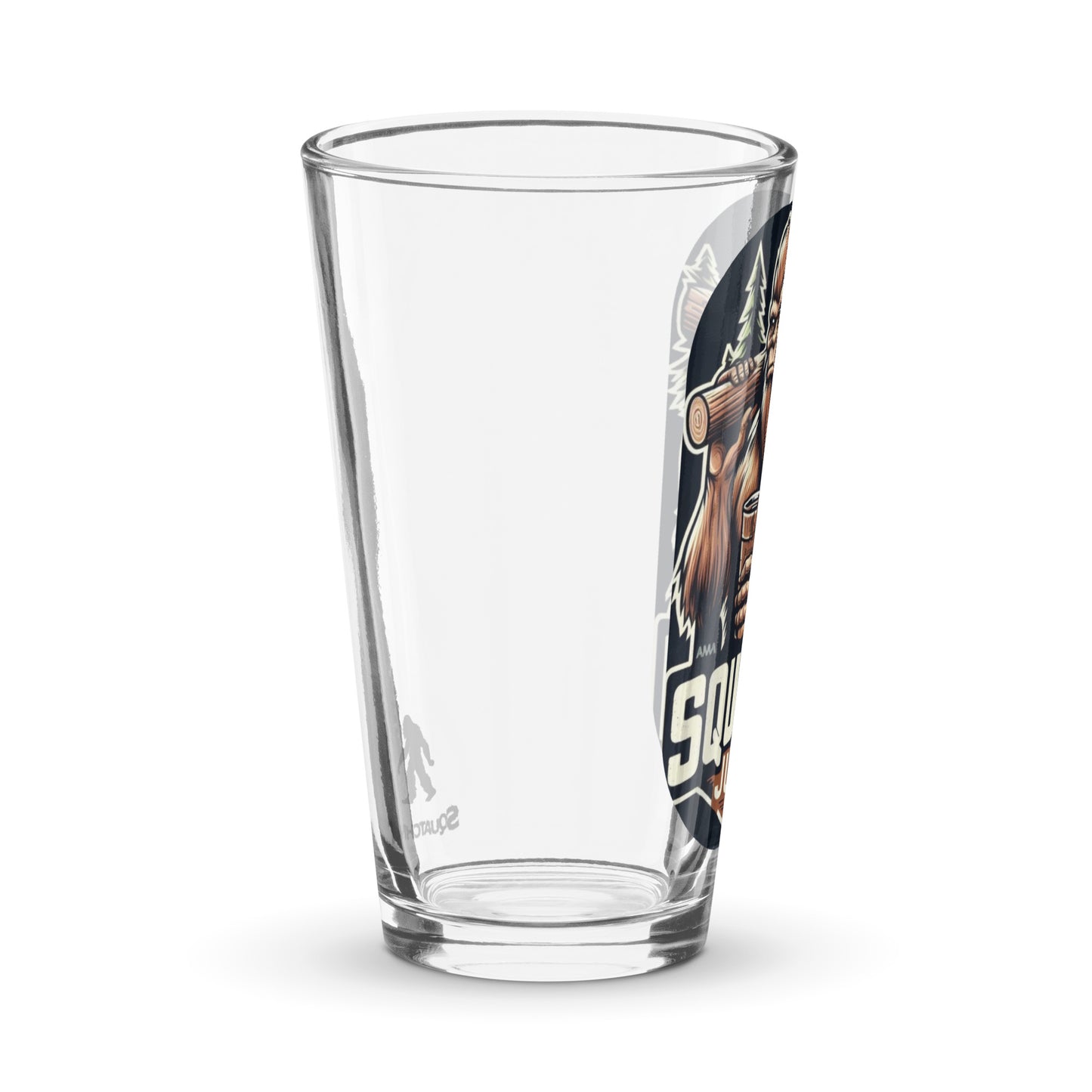 Squatch Juice Timber Shaker pint glass