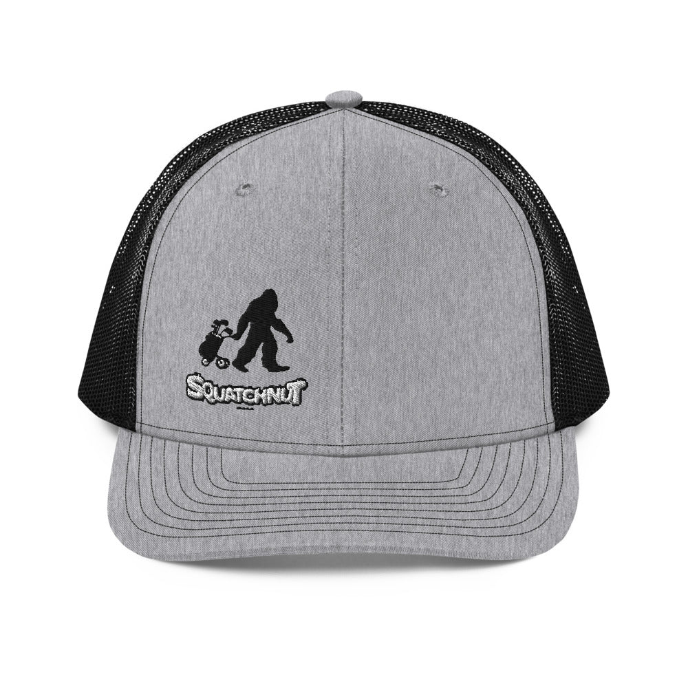 Golfing Squatchnut Trucker Cap