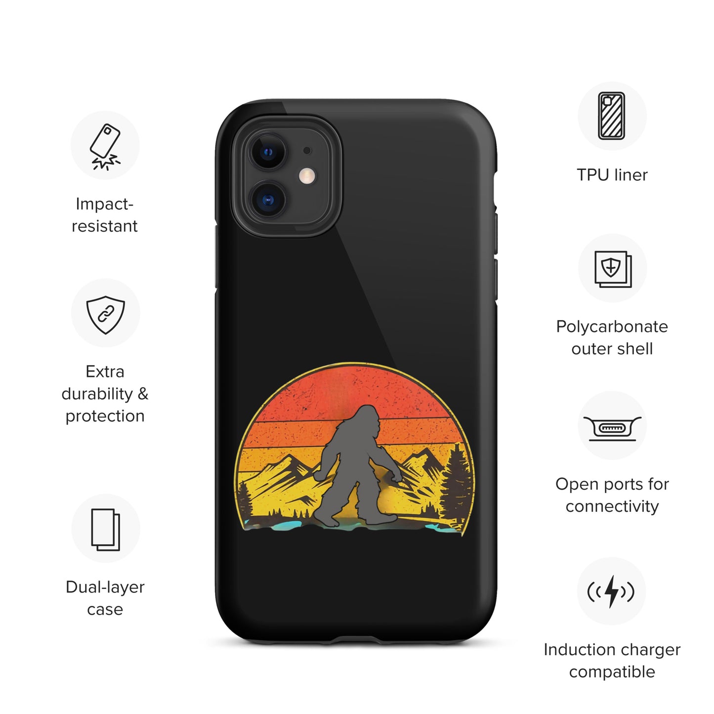 Roaming Squatchnut Tough Case for iPhone®