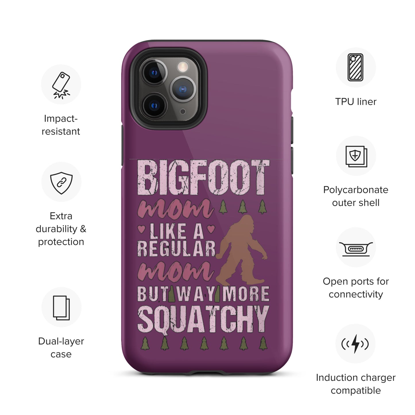 Bigfoot Mom Tough Case for iPhone®