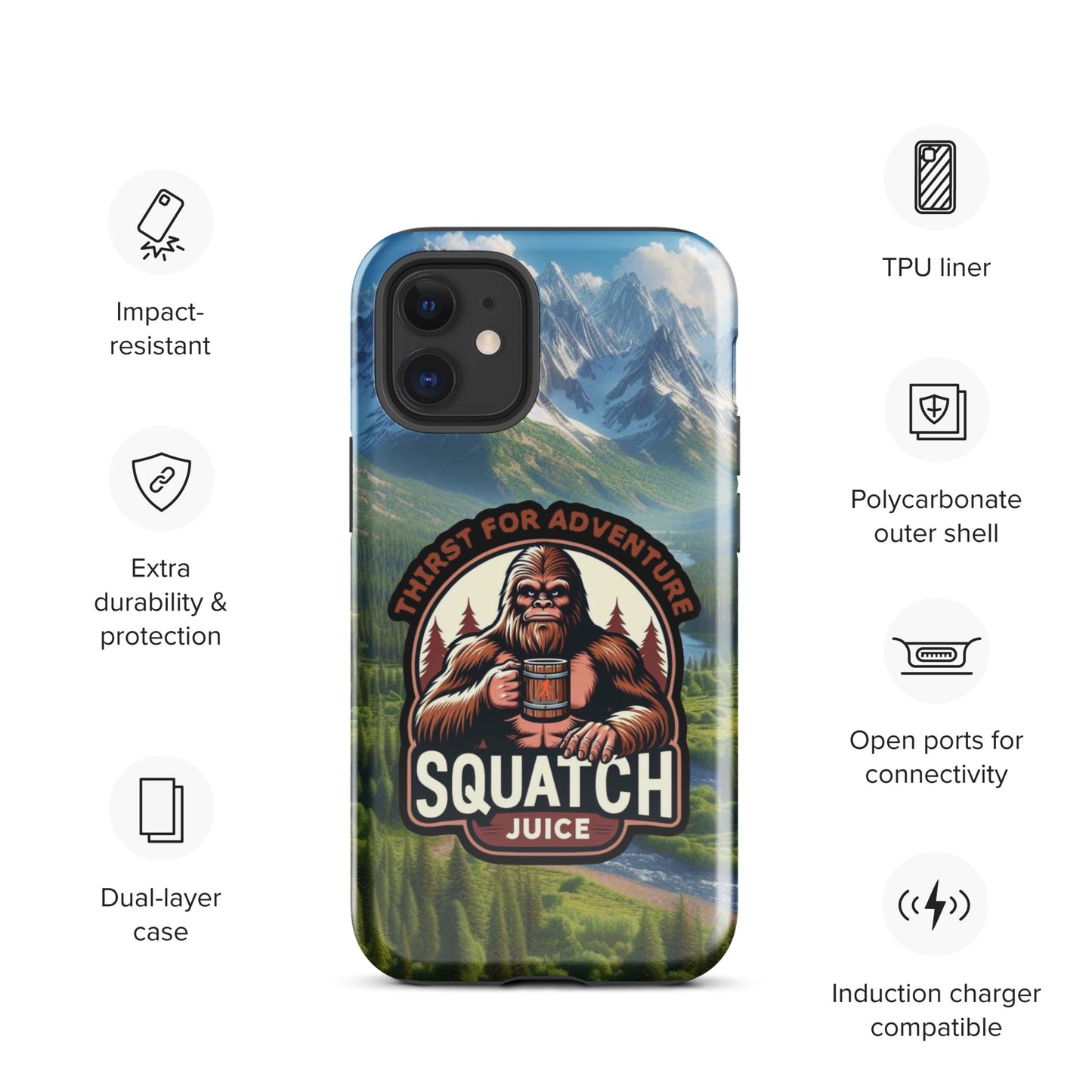 Squatch juice Tough Case for iPhone®