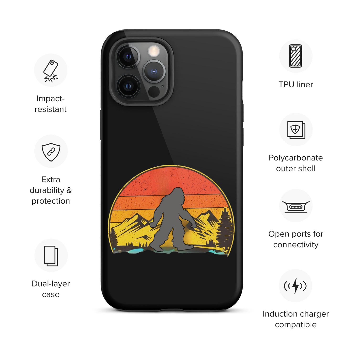 Roaming Squatchnut Tough Case for iPhone®