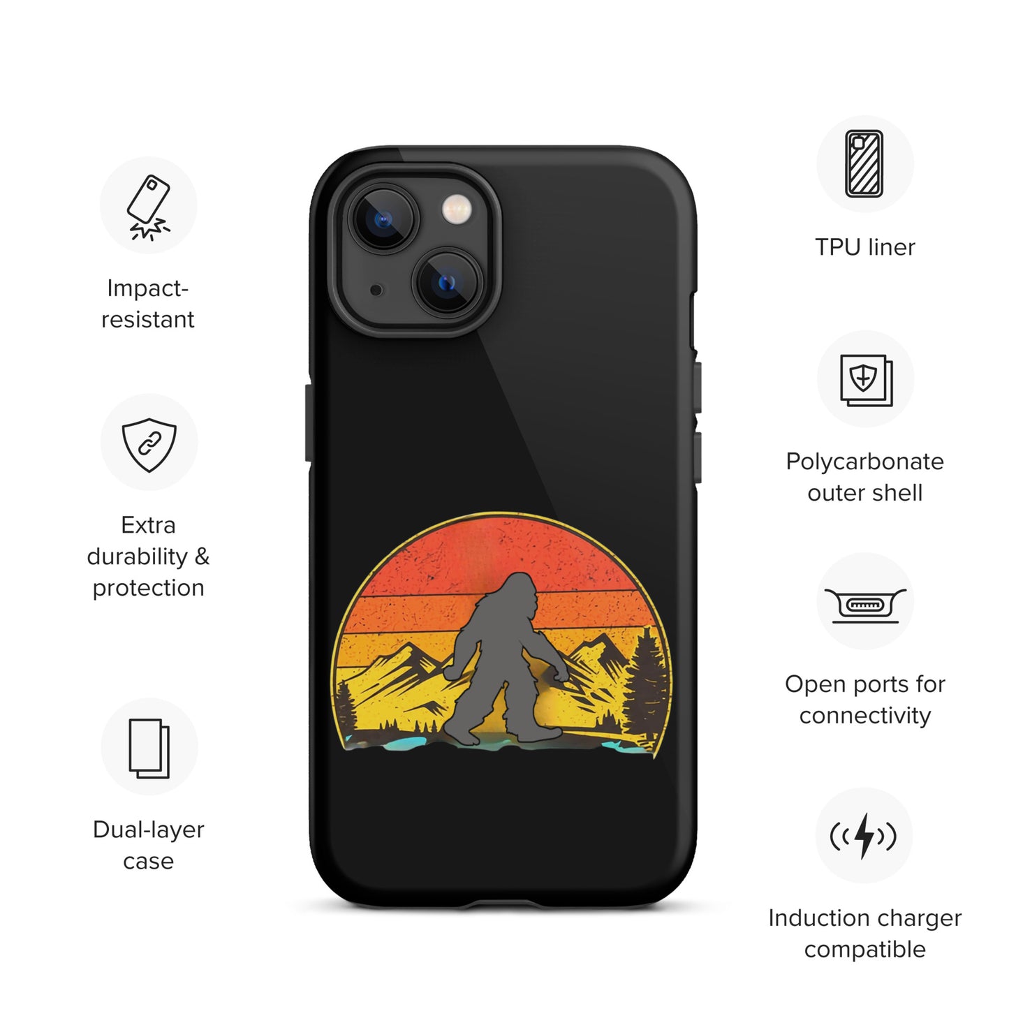 Roaming Squatchnut Tough Case for iPhone®