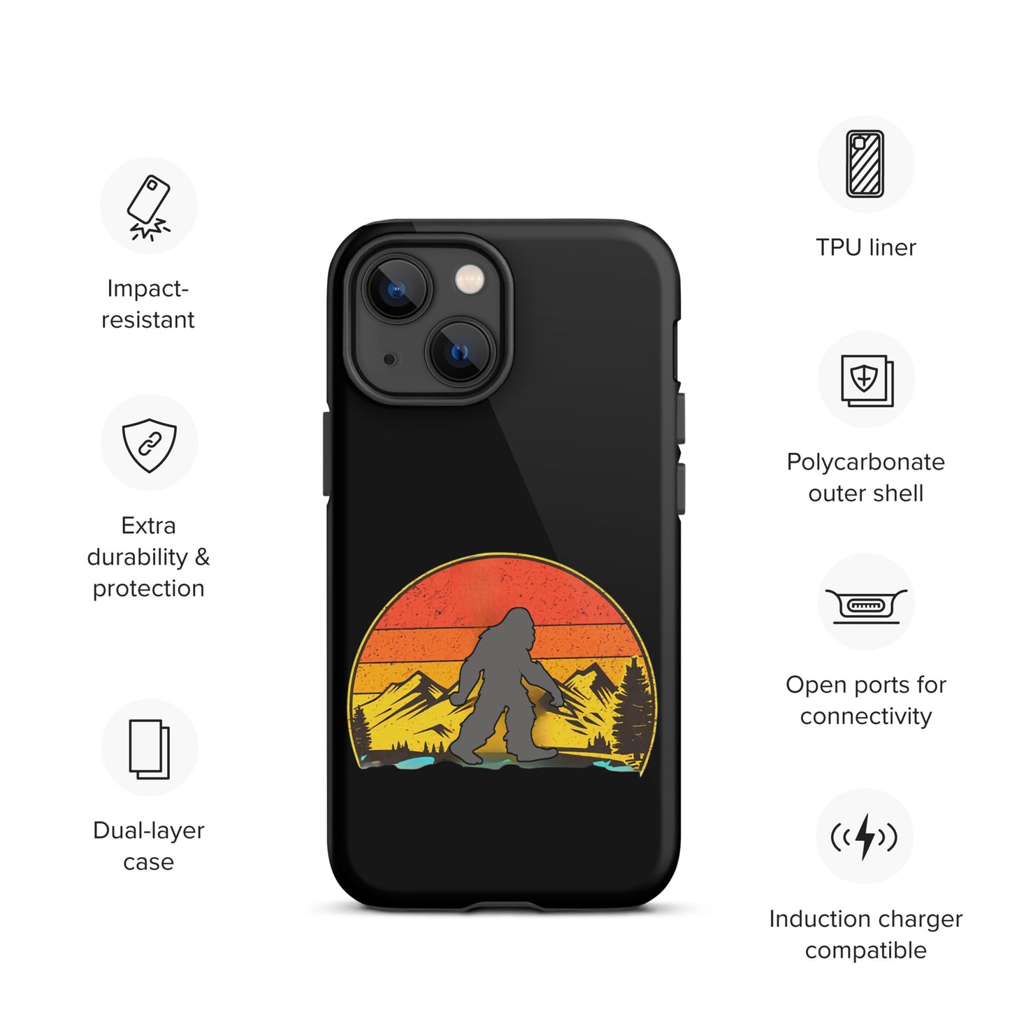 Roaming Squatchnut Tough Case for iPhone®