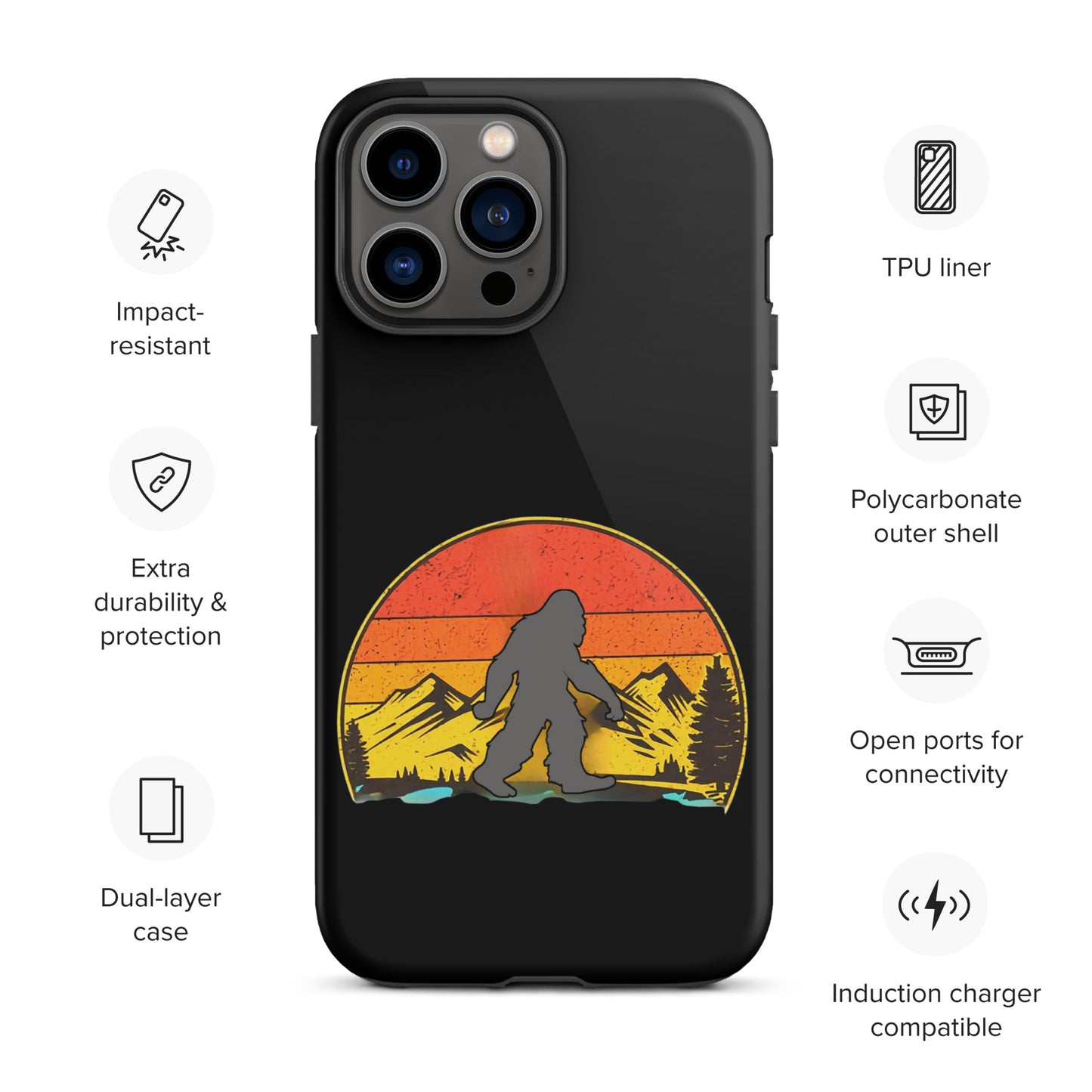 Roaming Squatchnut Tough Case for iPhone®