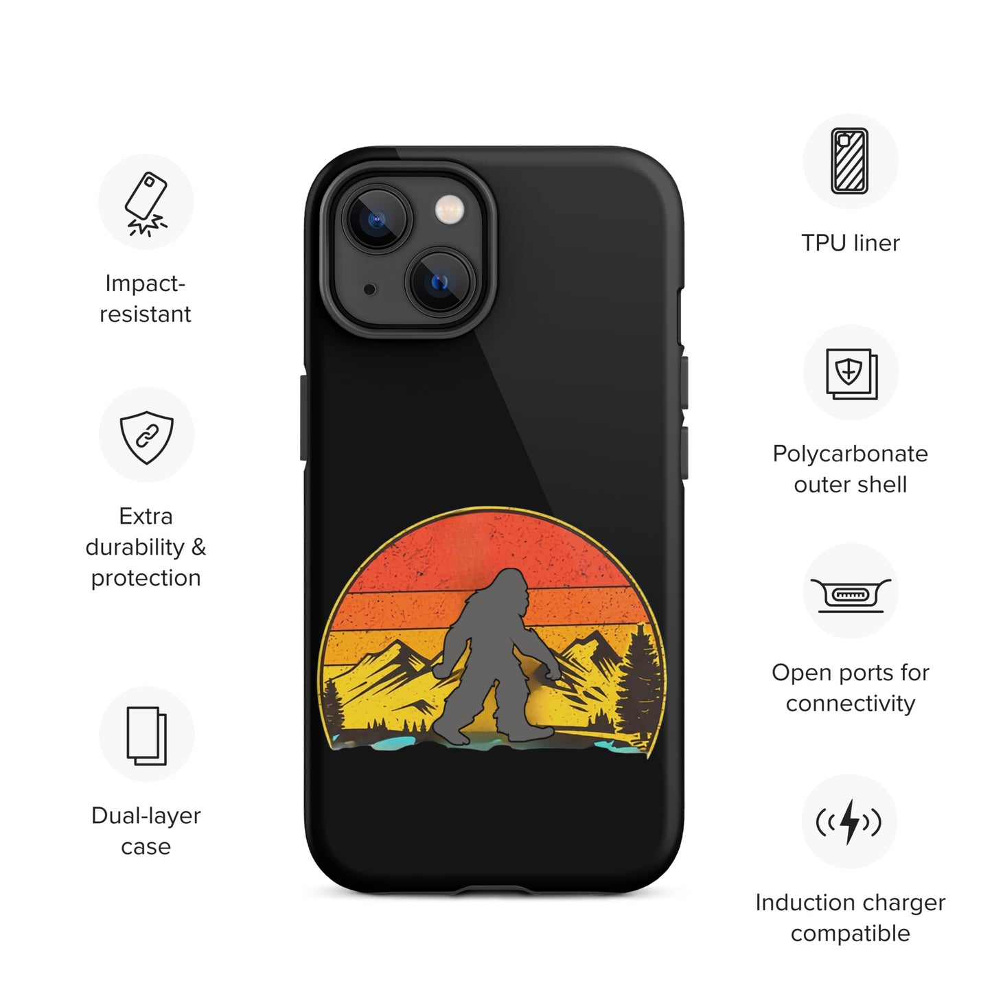 Roaming Squatchnut Tough Case for iPhone®