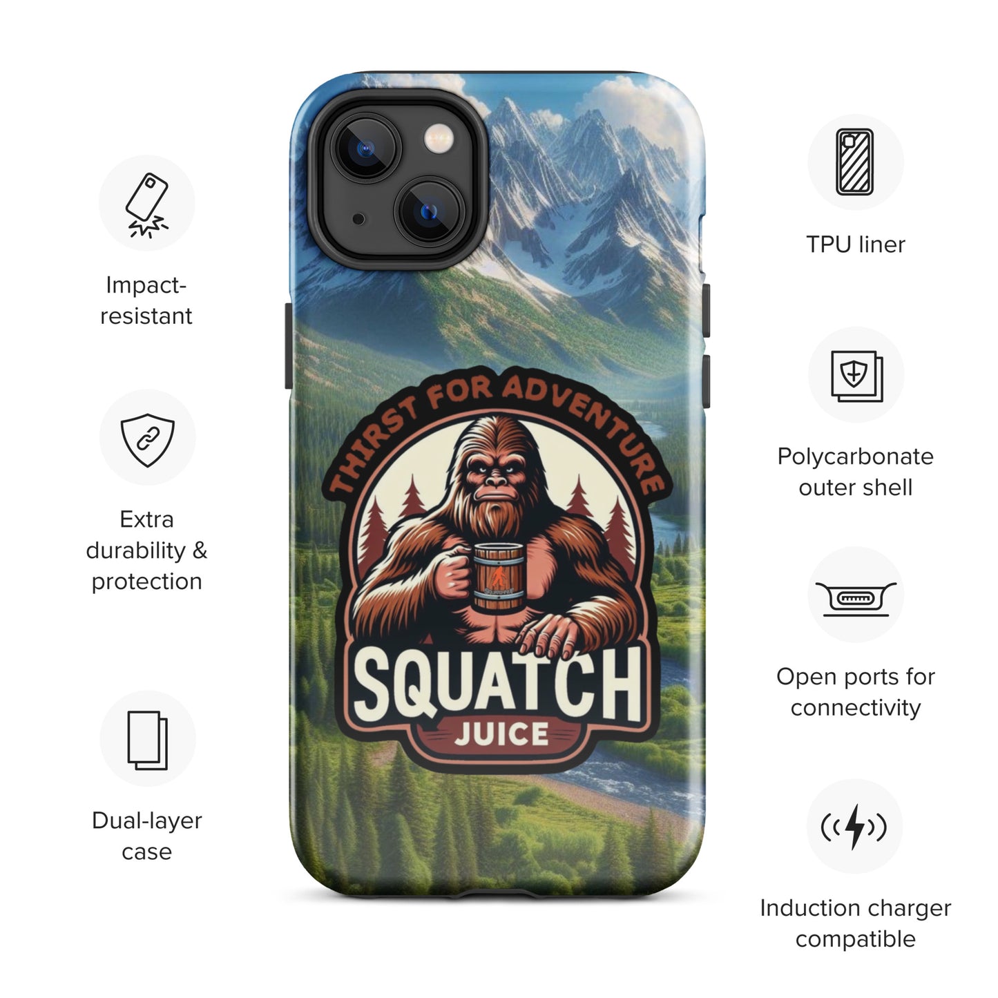 Squatch juice Tough Case for iPhone®