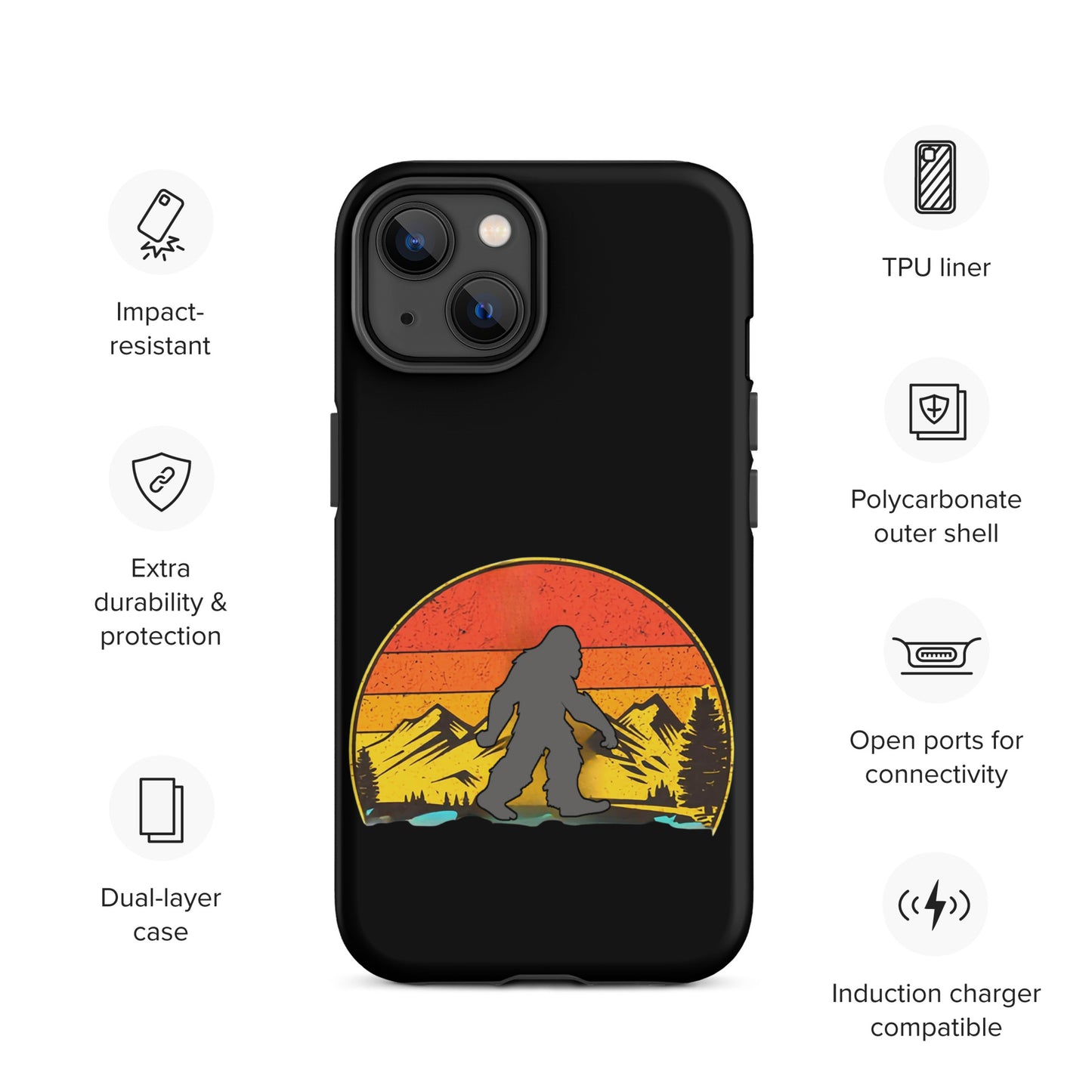 Roaming Squatchnut Tough Case for iPhone®