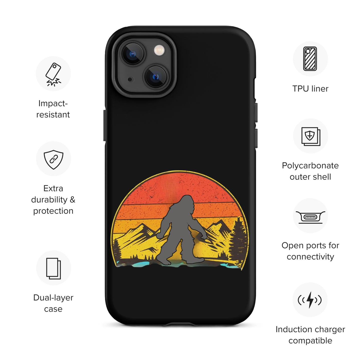 Roaming Squatchnut Tough Case for iPhone®