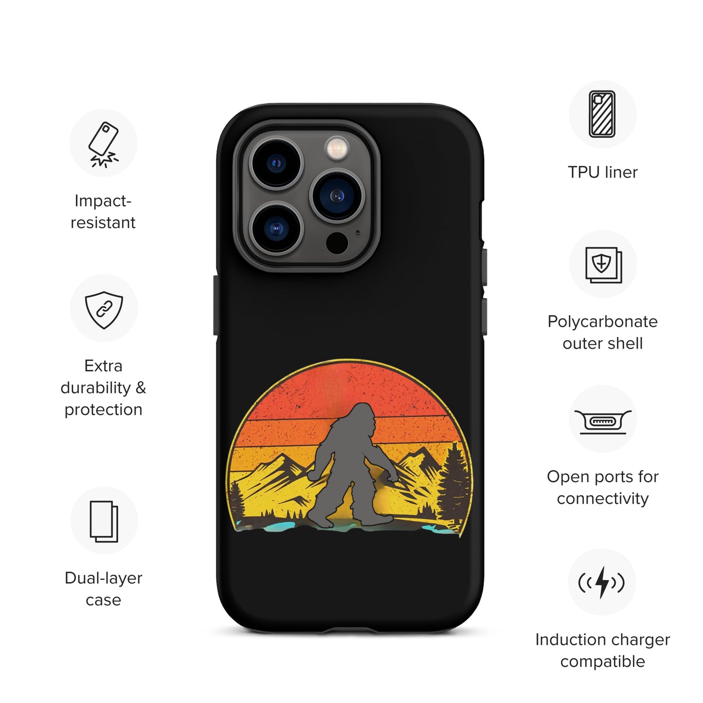 Roaming Squatchnut Tough Case for iPhone®