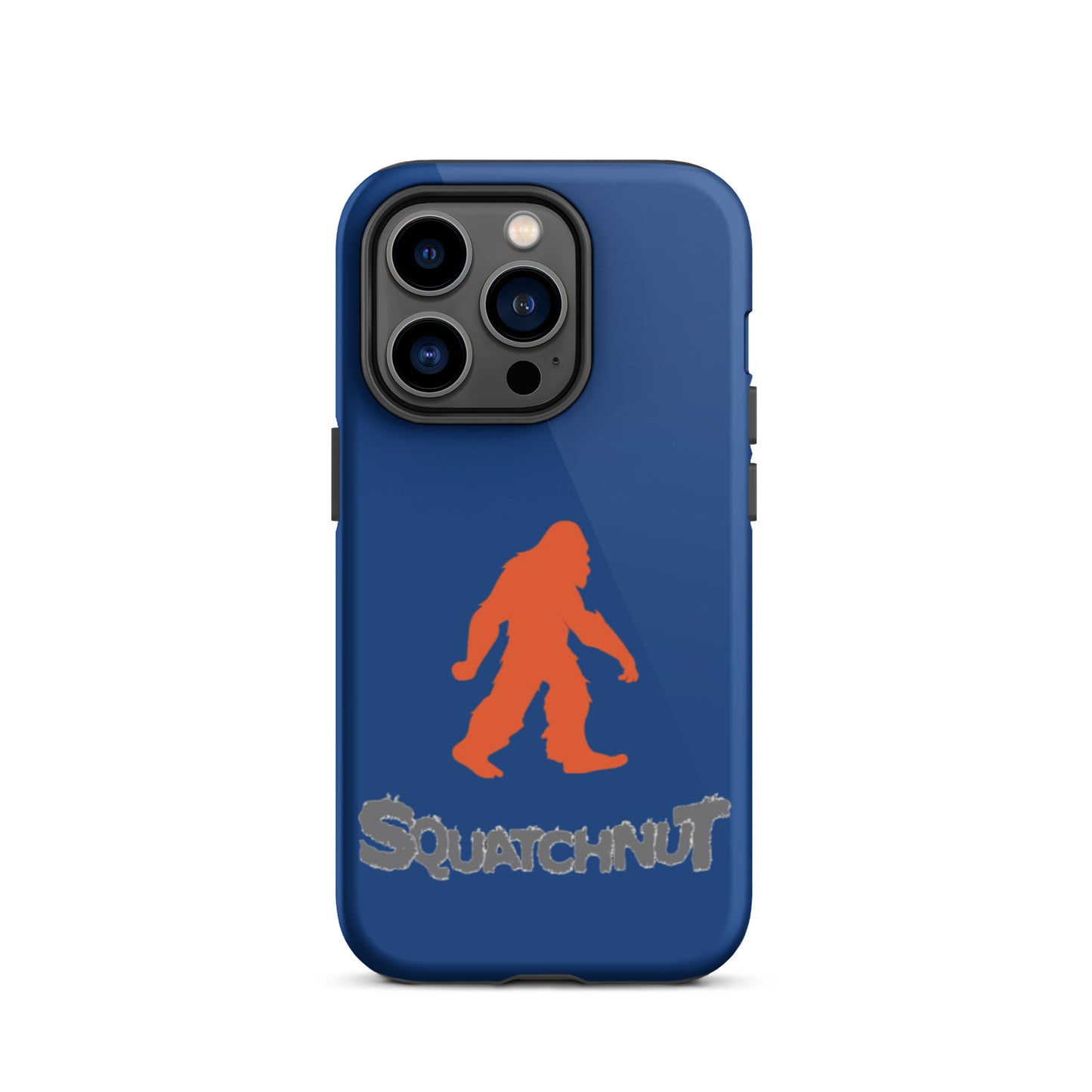 Blue and Orange Squatch Tough iPhone case