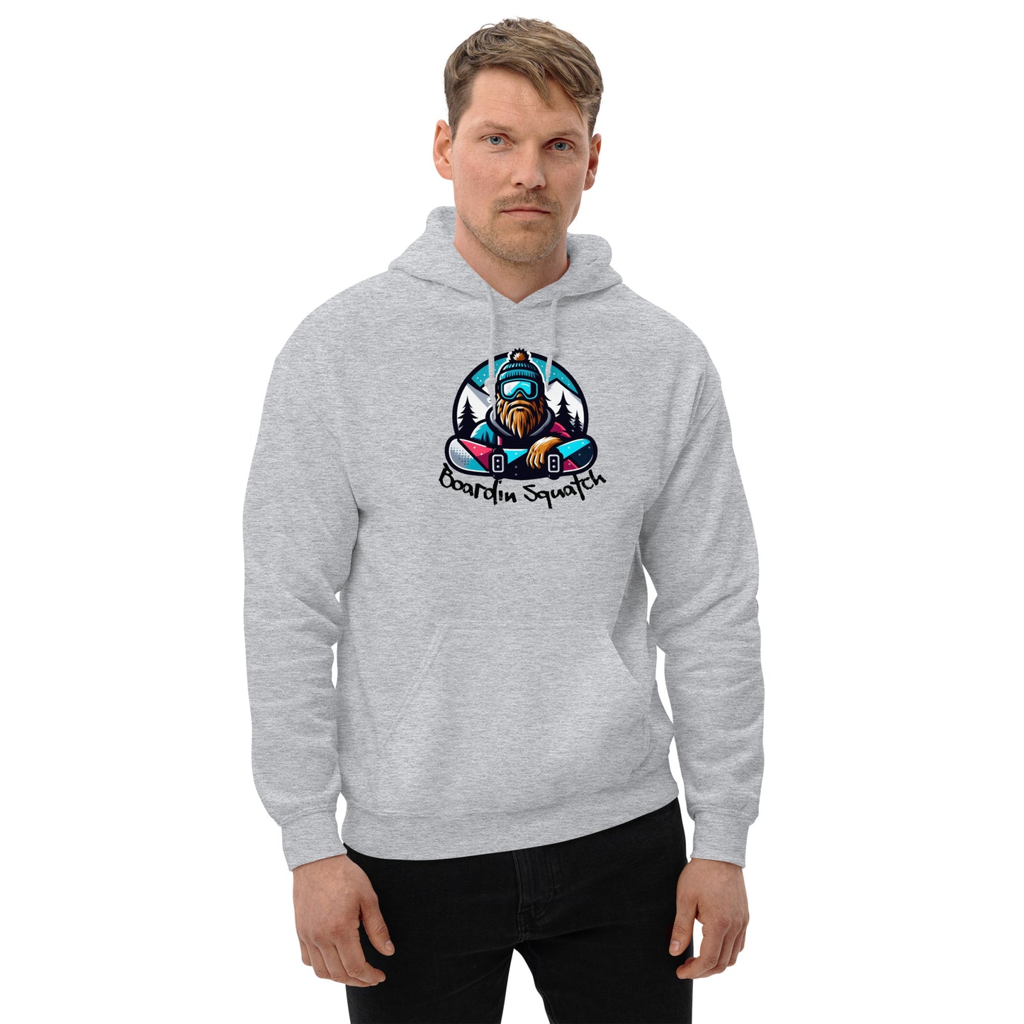 Boarding Squatch Unisex Hoodie