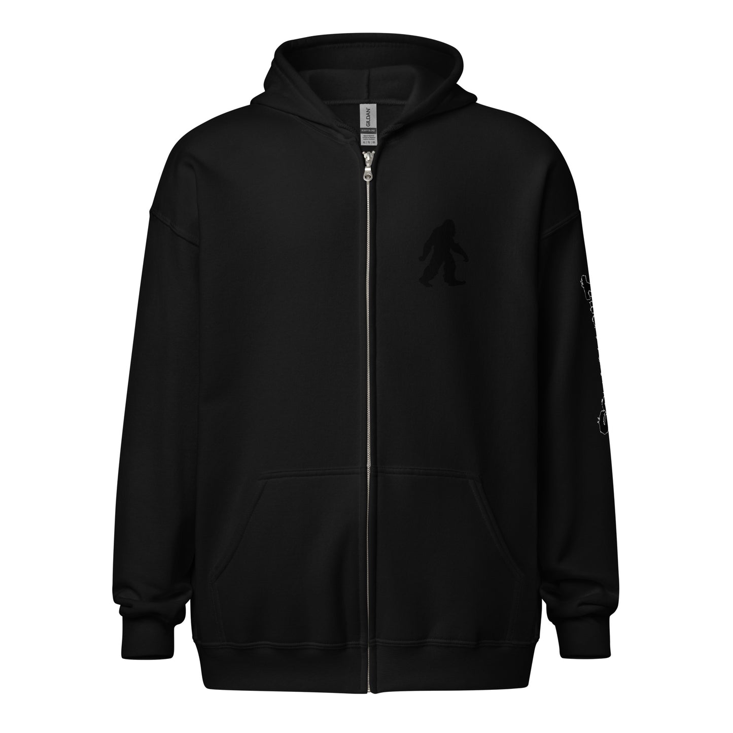 Boardin Squatch Unisex heavy blend zip hoodie