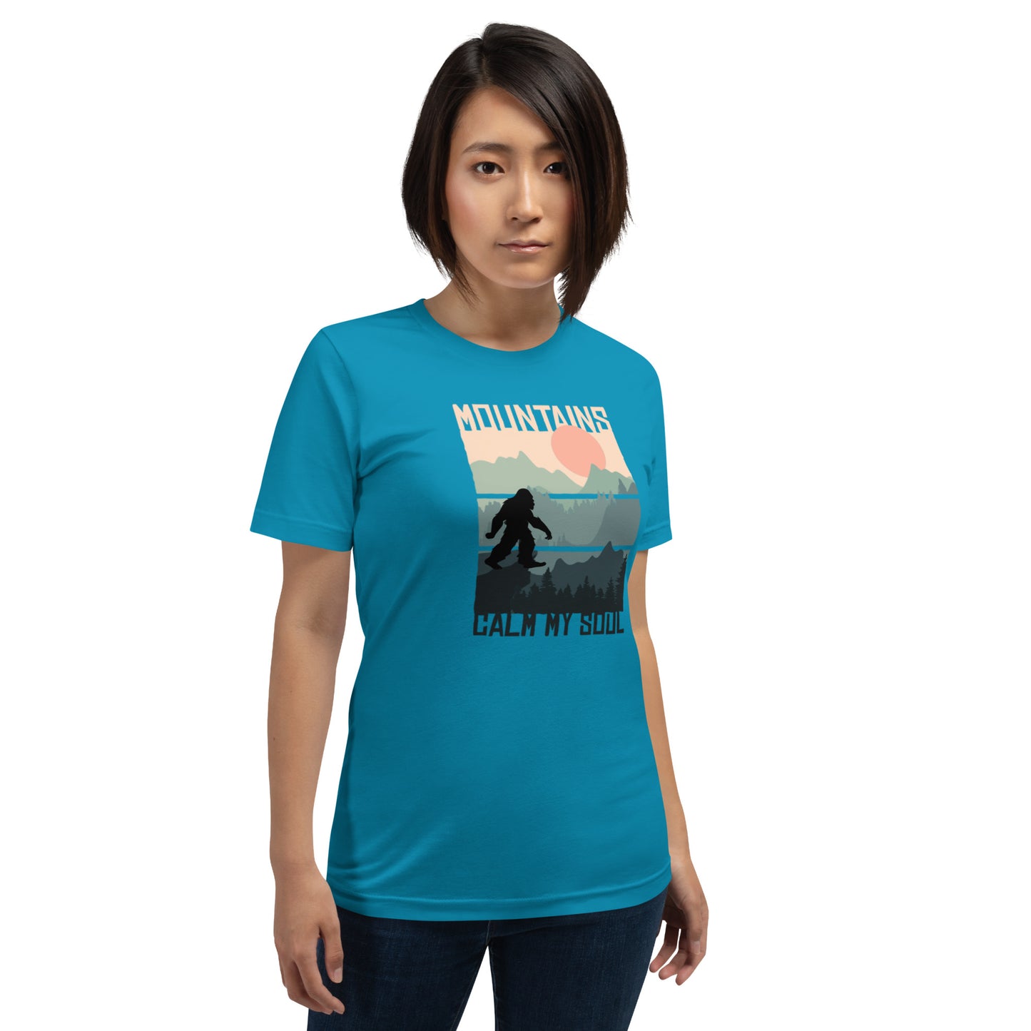 Mountains Calm My Soul Unisex t-shirt