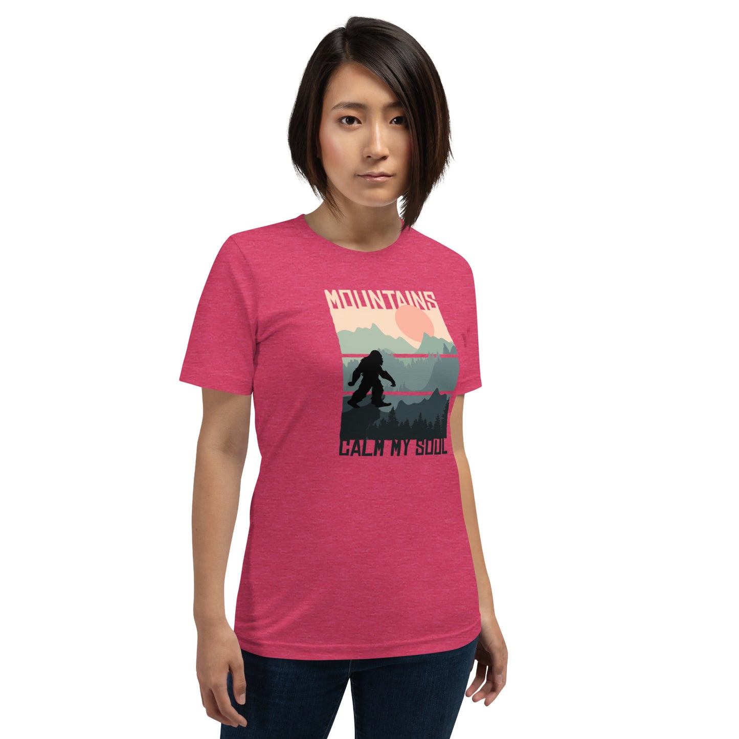 Mountains Calm My Soul Unisex t-shirt