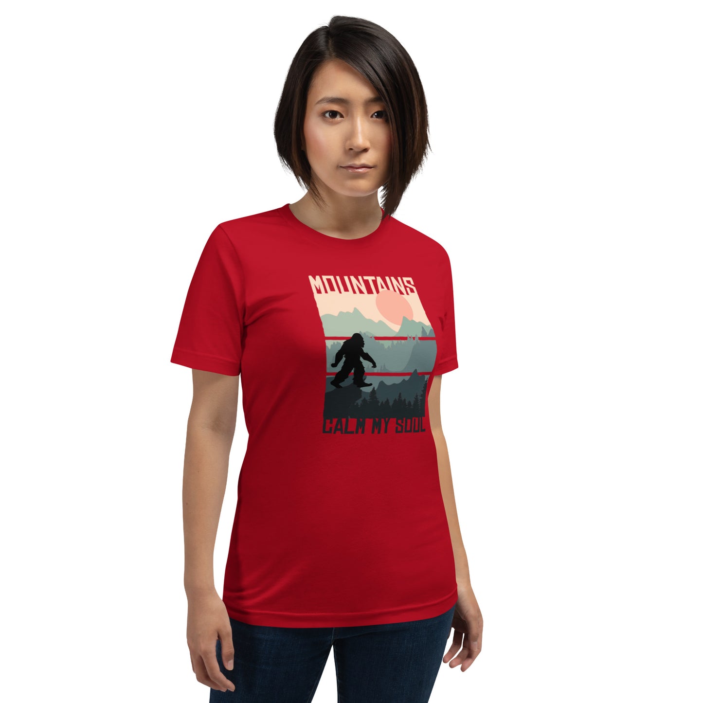 Mountains Calm My Soul Unisex t-shirt