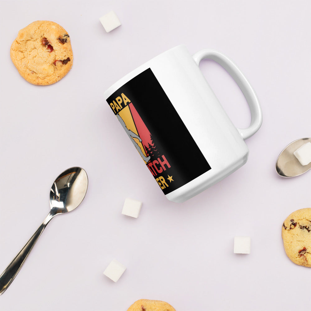 Best Papa White glossy mug