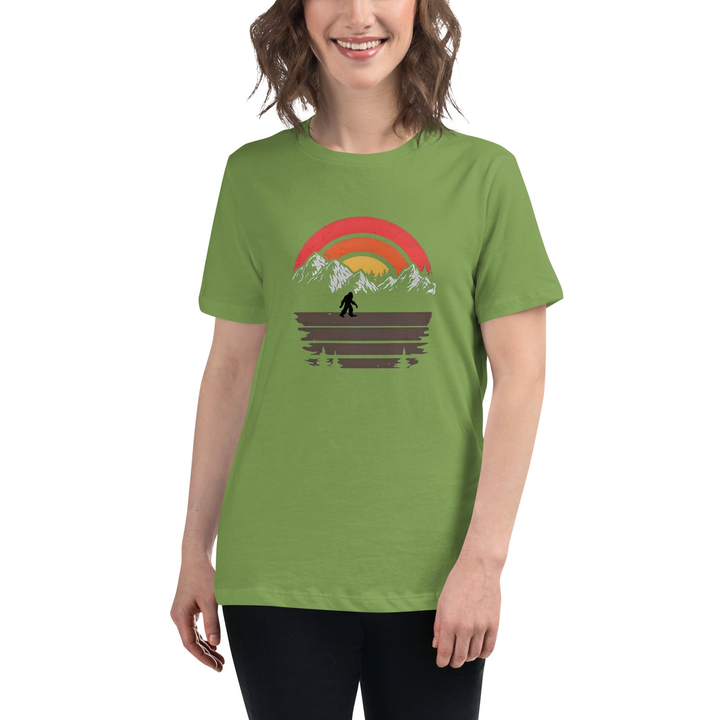 Sunset Squatch Women's Relaxed T-Shirt