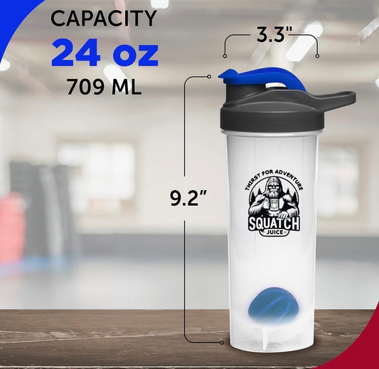 24 oz Squatch Juice Shaker bottle