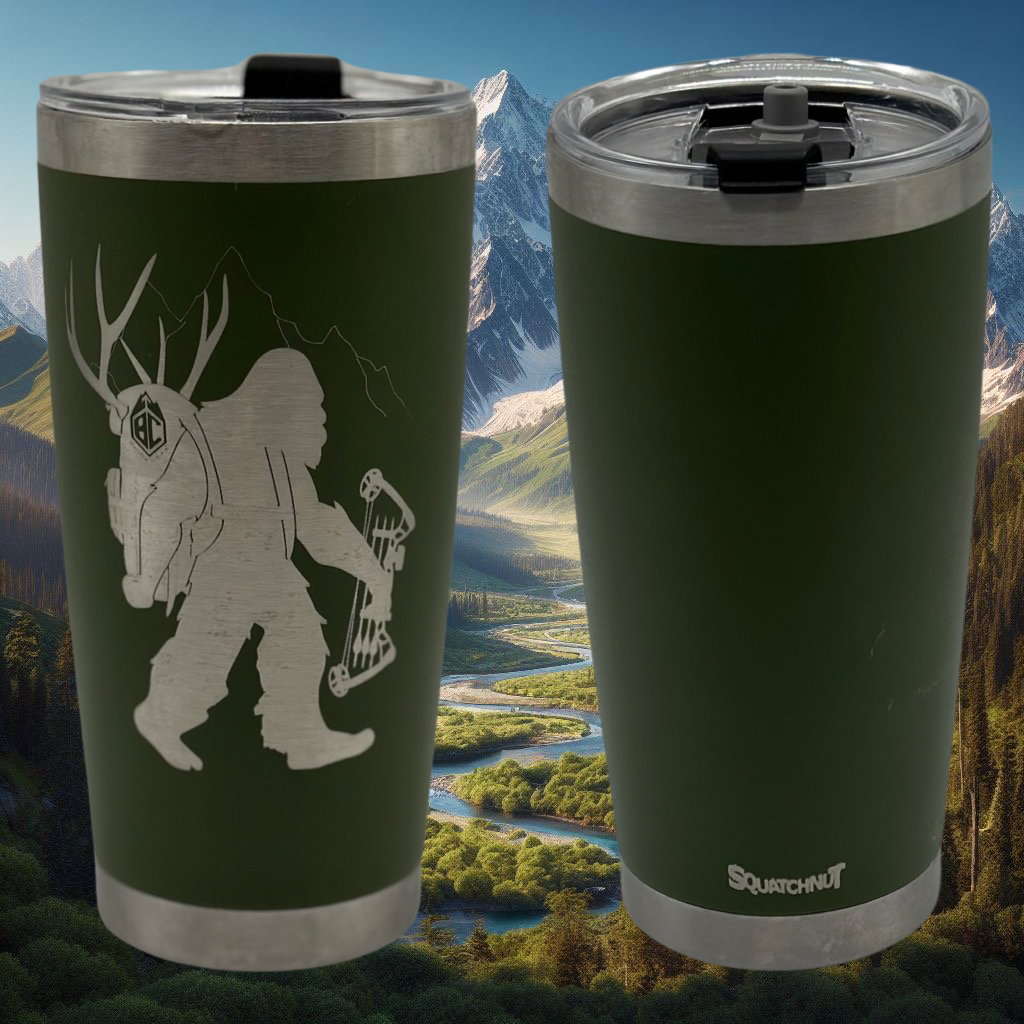 20oz Sasquatch Tumblers by Squatchnut