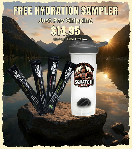 Squatch Juice Hydration Sampler with Shaker