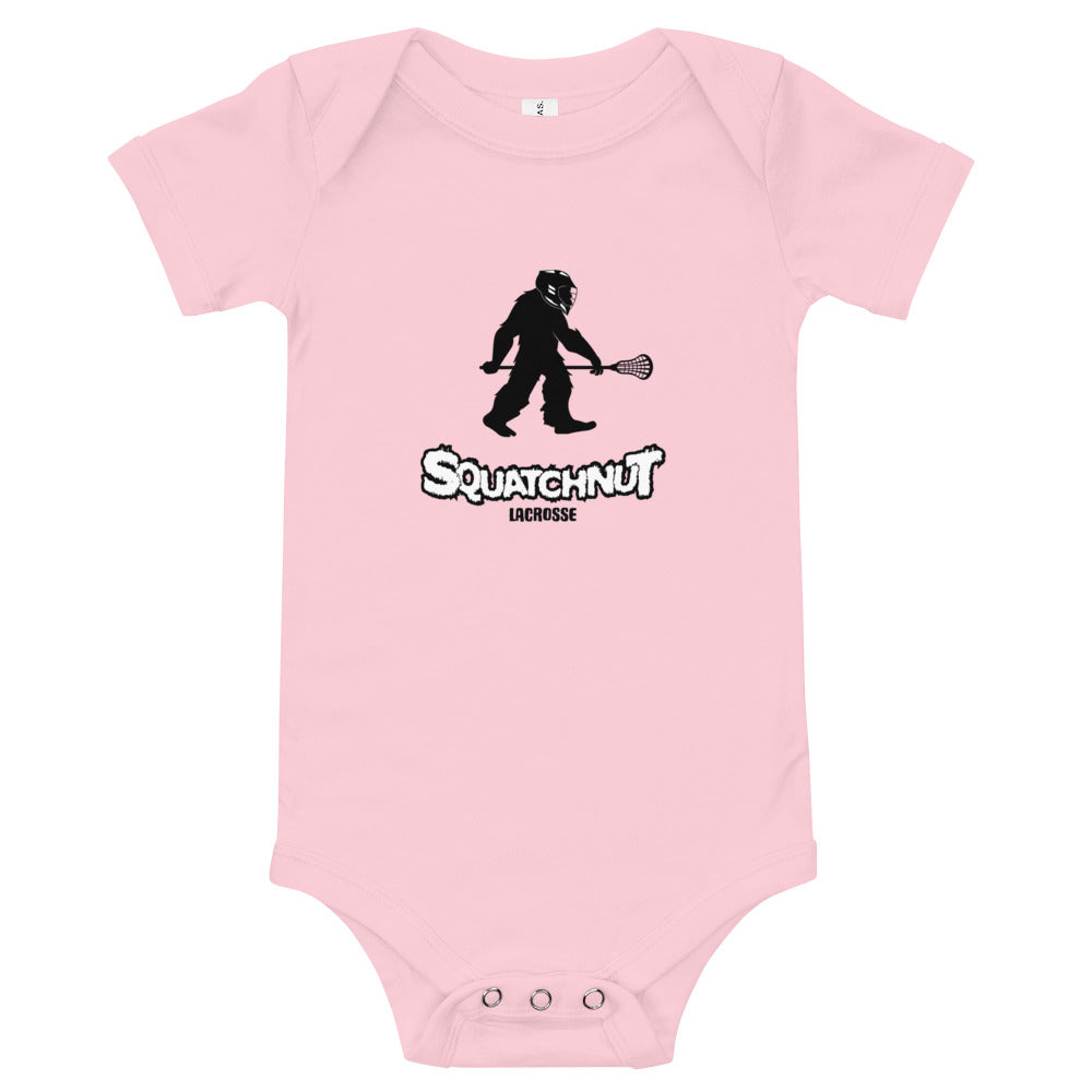 Baby Lacrosse Squatchnut short sleeve one piece