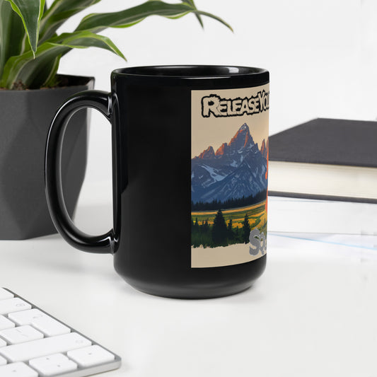 Black Glossy Mug