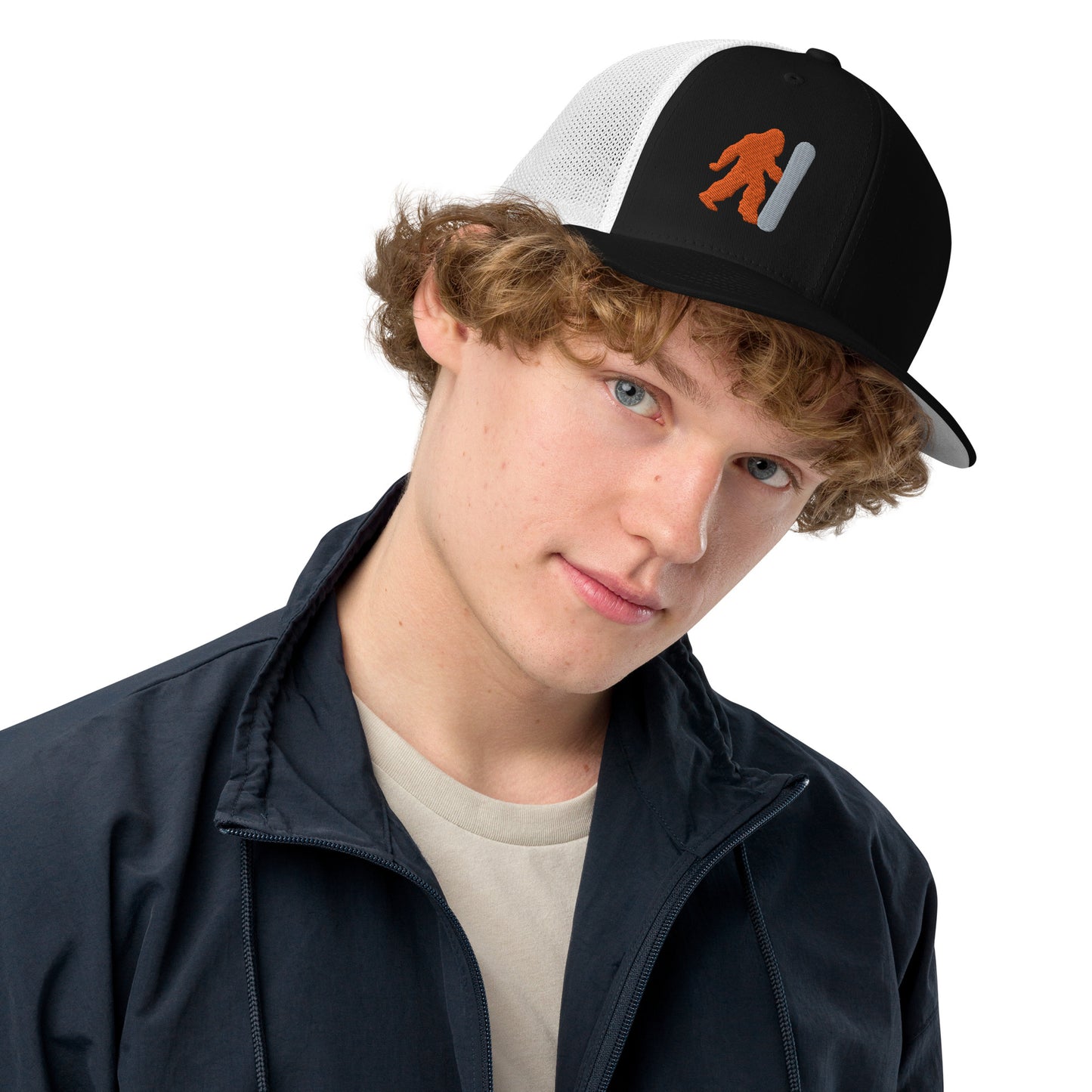 Snowboard Squatchnut Closed-back trucker hat