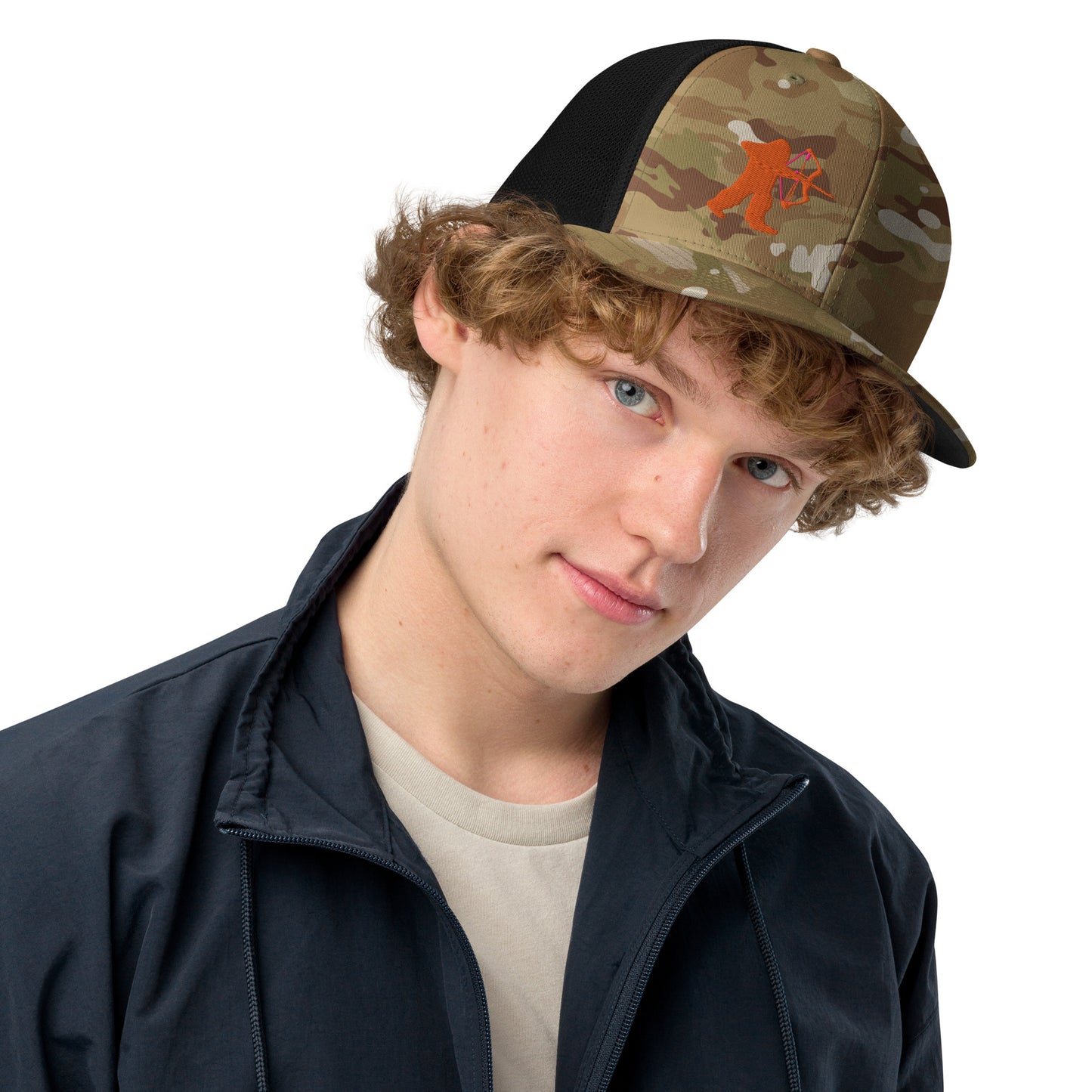 Archery Squatch Closed-back trucker hat