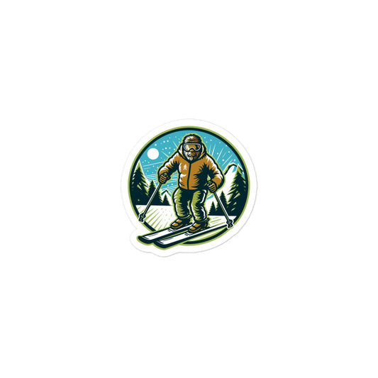 Ski Bum Bubble-free stickers