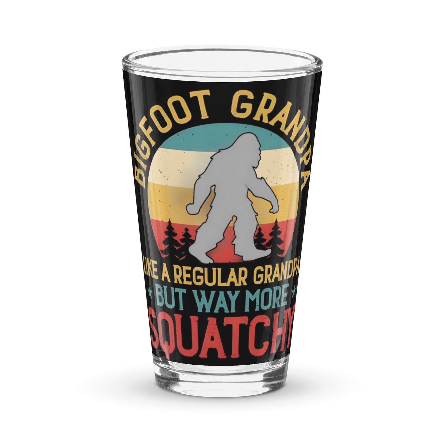 Best Grandpa Shaker pint glass