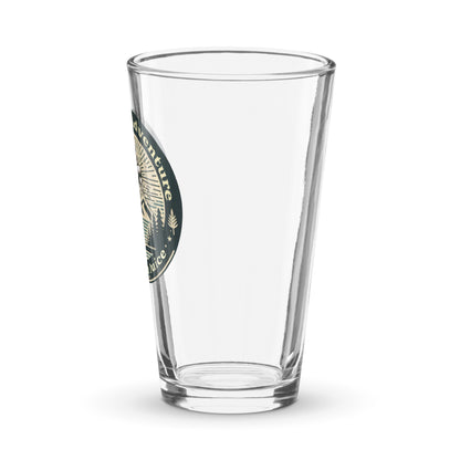 Thirst for Adventure Shaker pint glass