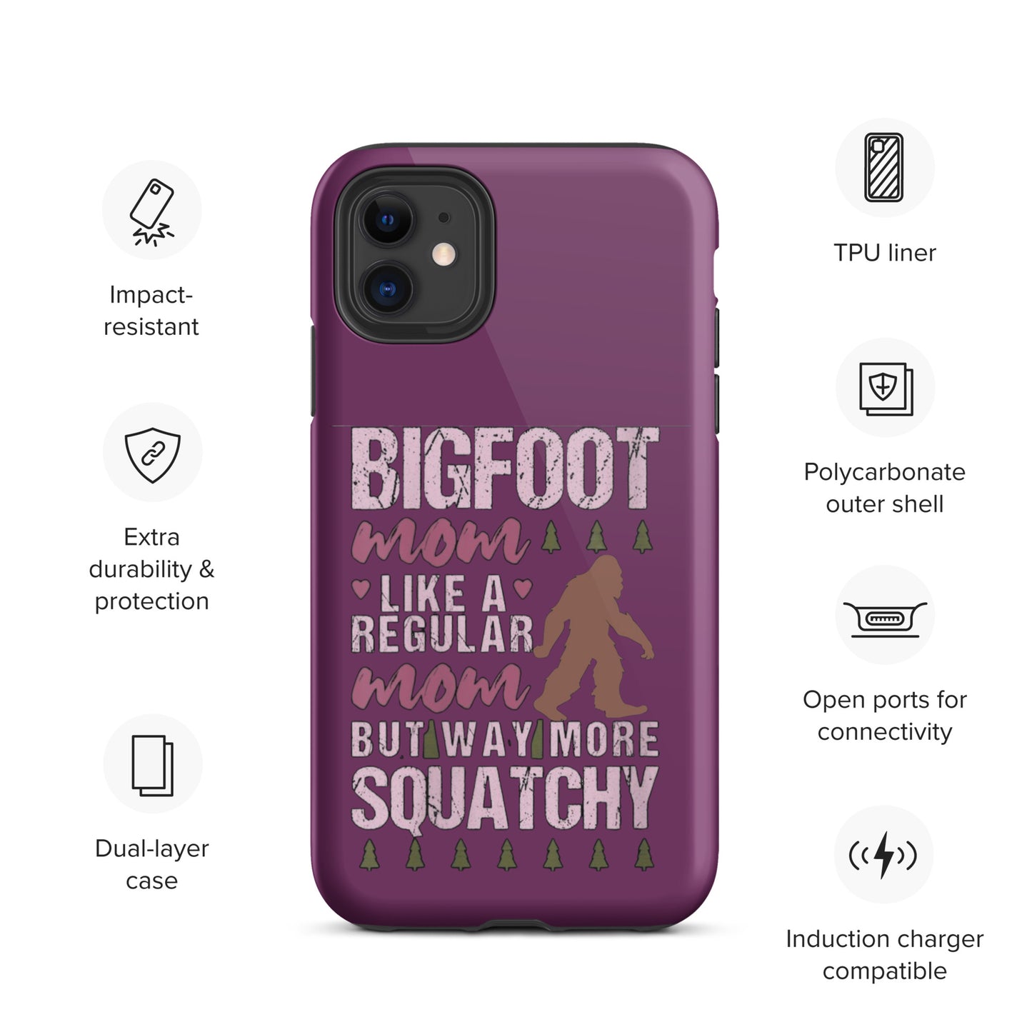 Bigfoot Mom Tough Case for iPhone®