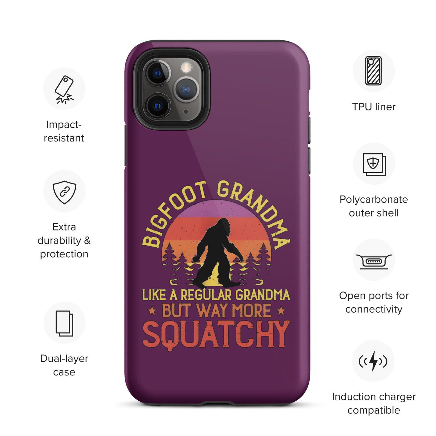 Bigfoot Grandma Tough Case for iPhone®