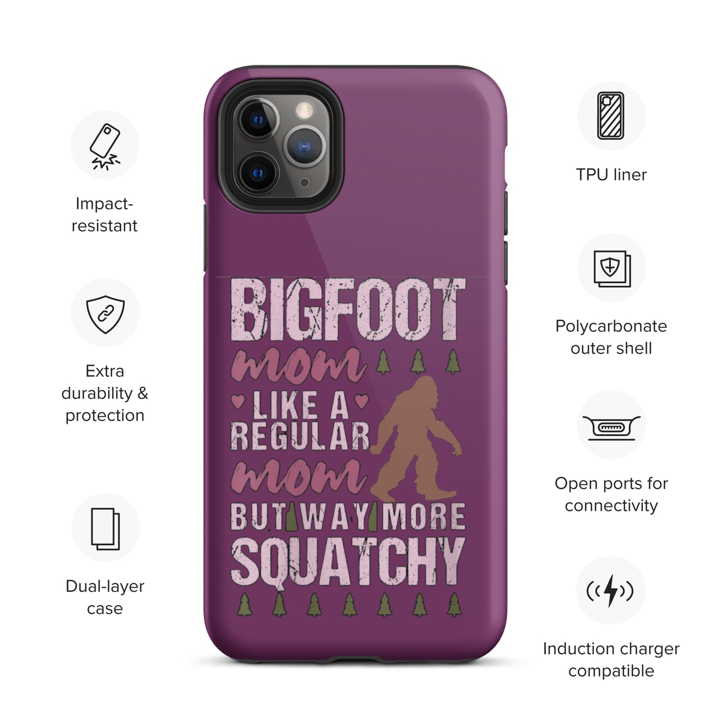 Bigfoot Mom Tough Case for iPhone®