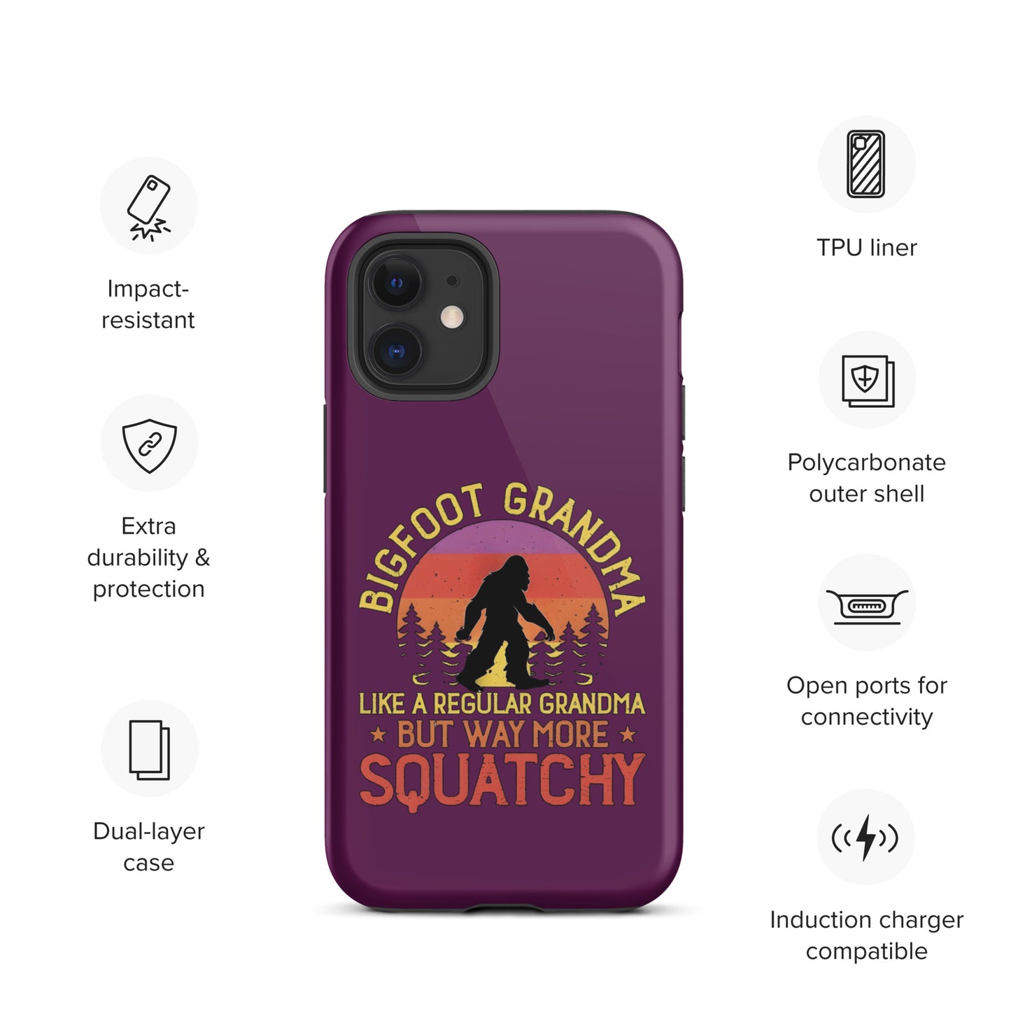 Bigfoot Grandma Tough Case for iPhone®