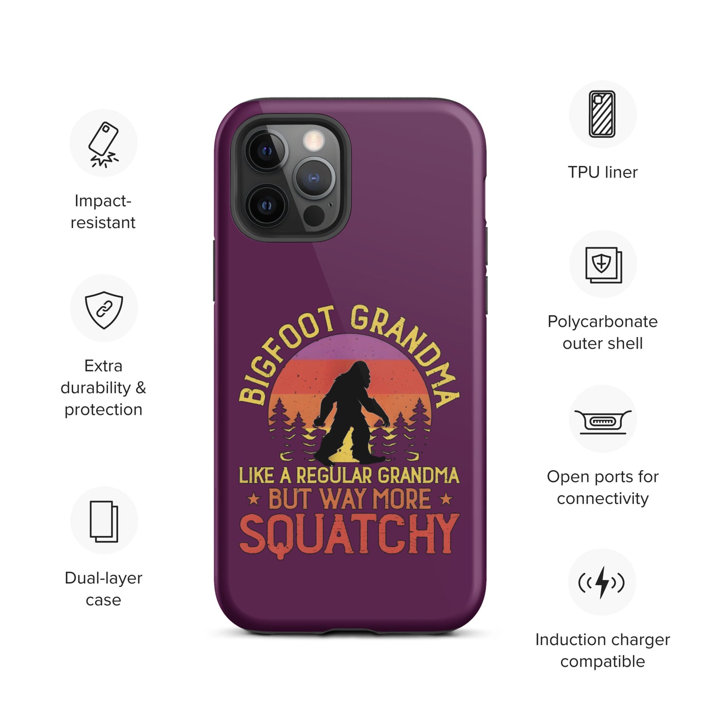 Bigfoot Grandma Tough Case for iPhone®