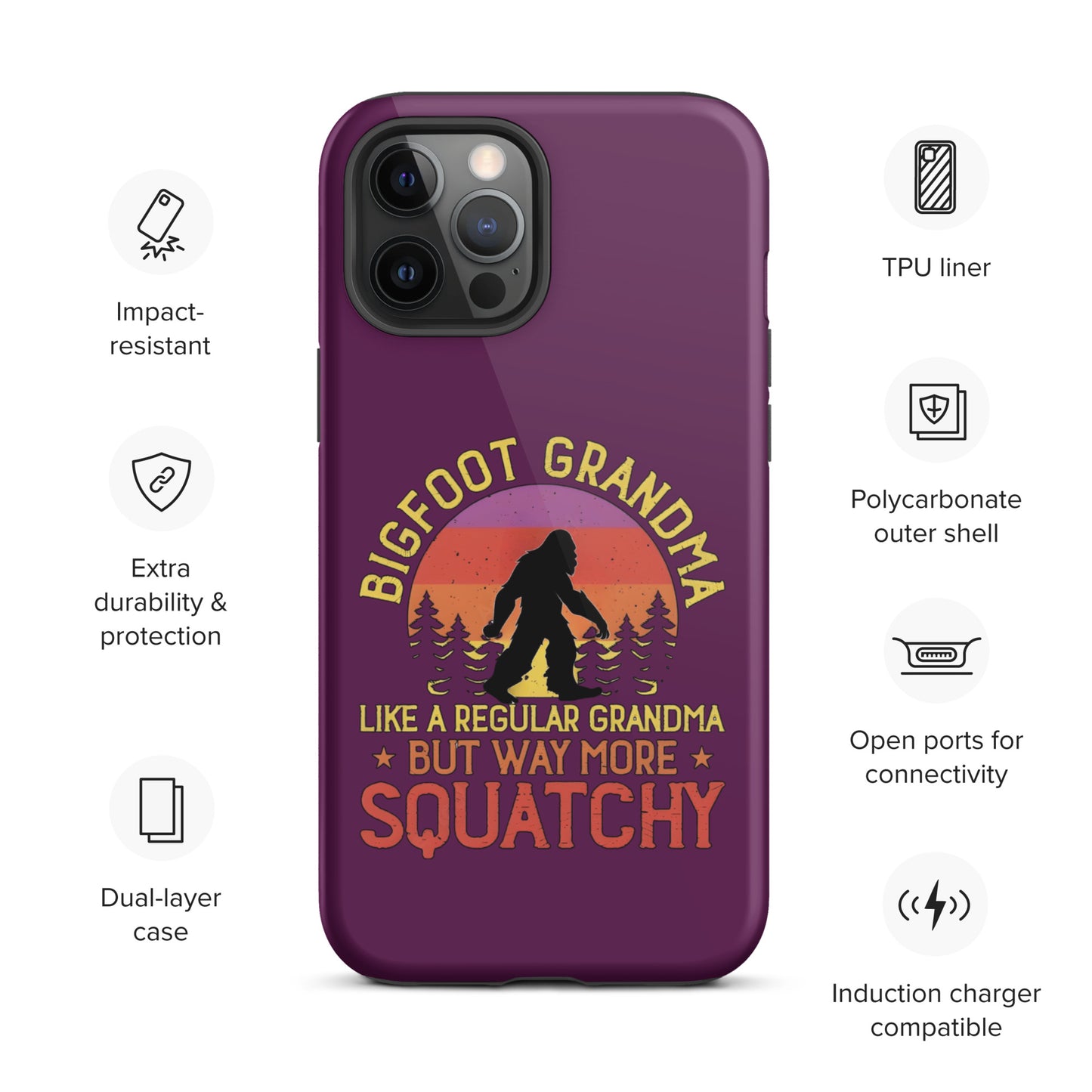 Bigfoot Grandma Tough Case for iPhone®