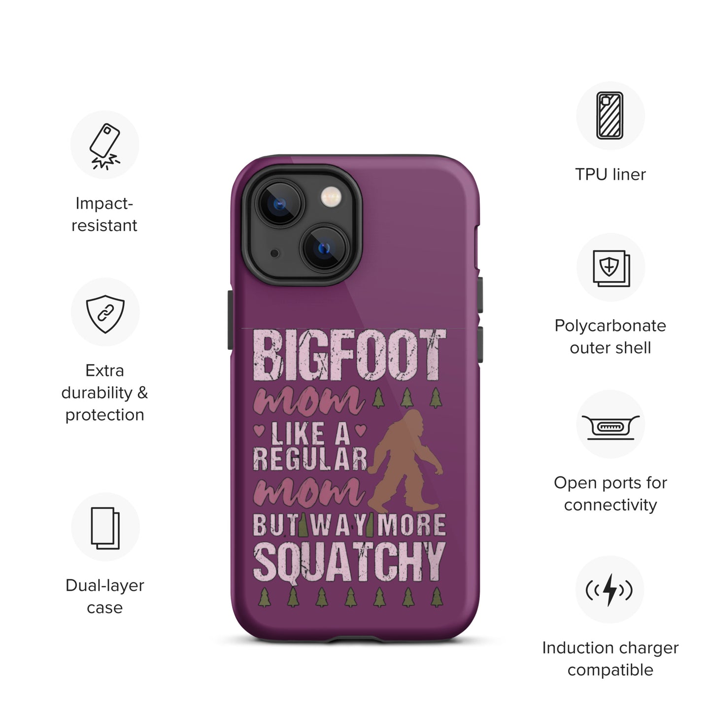 Bigfoot Mom Tough Case for iPhone®