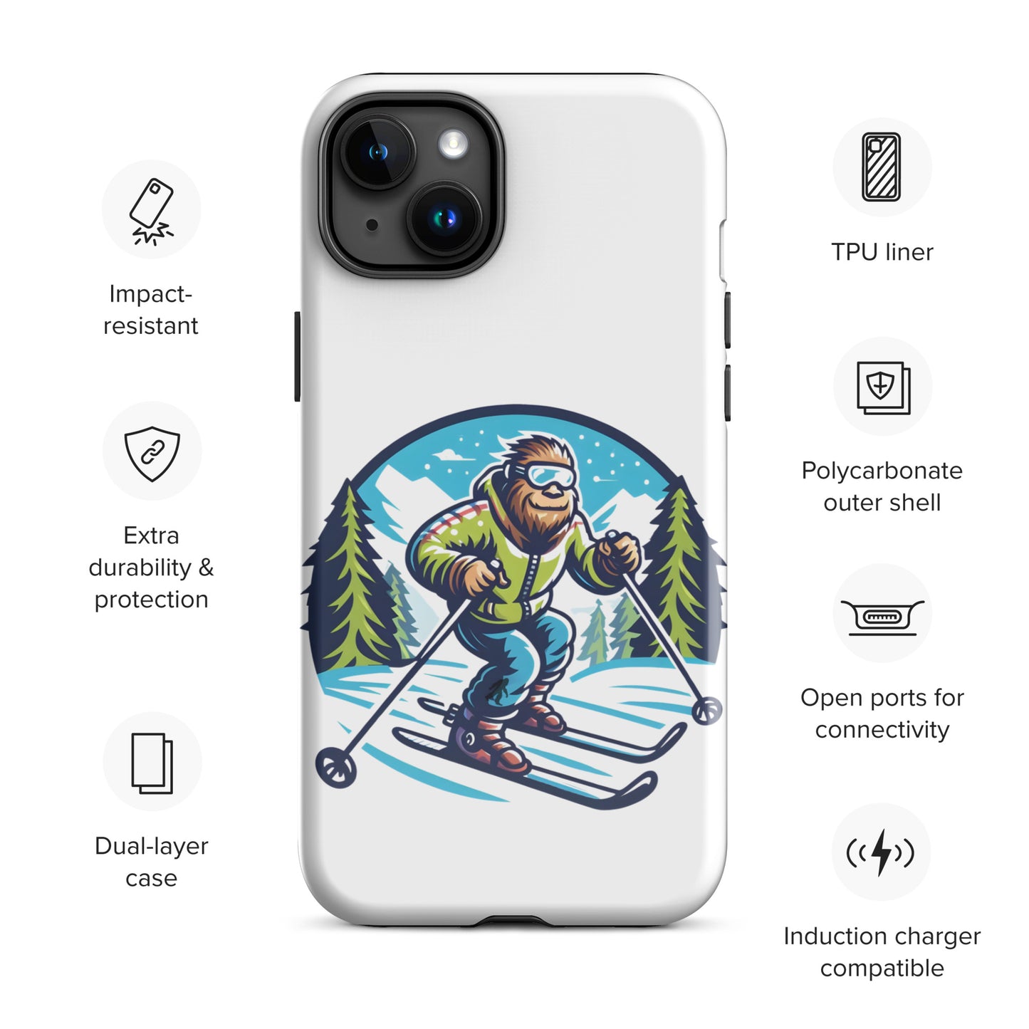 Ski Bum Tough Case for iPhone®